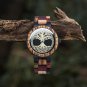 Customized Engraved Wooden Brown Watch for Men Personalized T094 1 44mm