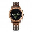 Customized Engraved Wooden Brown Watch for Men Personalized P018 1 38mm