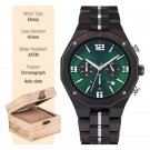 Watches for Men Wooden Customized Combined Stainless Steel Chronograph T134 4