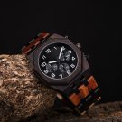 Watches for Men Wooden Customized Combined Stainless Steel Chronograph T92 1