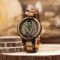 Personalized Watch Couple Men Women Photo Print Wood GT010 1C
