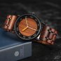 Watches Wooden For Men Quartz Date Display Customized Unique Custom wood strap 1