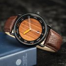 Watches Wooden For Men Quartz Date Display Customized Unique Custom leather strap 1