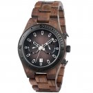 Fashion Wooden Men Watch Custom Engraved Chronograph with Date Display GT128 2A