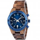 Fashion Wooden Men Watch Custom Engraved Chronograph with Date Display GT128 3A