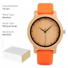 Wood Bamboo Watch for Unisex Lightweight Handcrafted Quartz Customized 2023 B05
