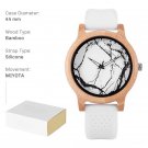 Wood Bamboo Watch for Unisex Lightweight Handcrafted Quartz Customized 2023 T28 3