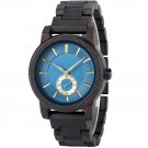 Wooden Watch Top Luxury Brand Men Timepieces Chronograph Quartz African Blackwood