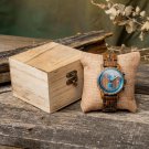 New High Quality Wooden Mens Watch Sports Quartz Movement Chronograph GT125 2A 7BOX