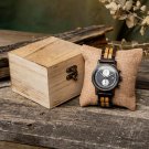 New High Quality Wooden Mens Watch Sports Quartz Movement Chronograph GT125 3A 7BOX