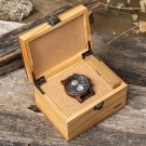 New High Quality Wooden Mens Watch Sports Quartz Movement Chronograph GT125 1A 8BOX