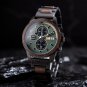 Wooden Men Watch  Engraved Luxury Japanese Quartz Movement Personalized GT103 3
