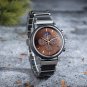 Casual Wooden Watch for Men Moon Phase Chronograph Quartz Movement montre GT121 2