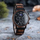 Casual Wooden Watch for Men Moon Phase Chronograph Quartz Movement montre GT121 1