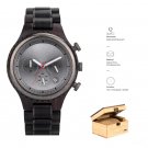 New Wooden Retro Watch for Men Luxury Sports Quartz 2022 Chronograph GT117 1