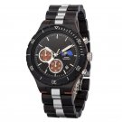 Quartz Watch for Men Moon Phase Waterproof Date Timepieces Personalized GT111 1A