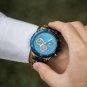 Quartz Watch for Men Moon Phase Waterproof Date Timepieces Personalized GT111 3A