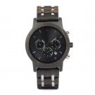 Chronograph Wooden Watch His and Hers for Men 1 Handmade with Calendar 40MM