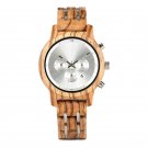 Chronograph Wooden Watch His and Hers for Women 2 Handmade with Calendar 40MM