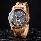 Analog Wood Watch for Men Lightweight Quartz with Adjustable Band Customized GT135 4 paperbox