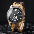 Analog Wood Watch for Men Lightweight Quartz with Adjustable Band Customized GT135 1 paperbox