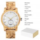 Stylish Wood Watch for Men 43mm Handmade Lightweight Customized T131 4 paperbox