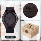 Custom Groomsmen Gift1 Watches Wood Engraved Best man Proposal