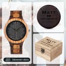 Custom Groomsmen Gift2 Watches Wood Engraved Best man Proposal