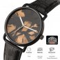 Mens Wood Watches Black 2022 Creative Resin Quartz GT087 1A