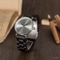 Wood black Watch Branded Metal Case Wooden Band Quartz