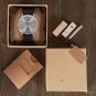 Wood black Watch Branded Metal Case Wooden Band Quartz