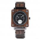 Brand Luxury Wood Watch Men Square Japanese Seiko Movement 38MM R14 1