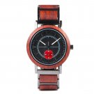 Brand Luxury Wood Watch Square Japanese Seiko Movement 36MM Women R13 2