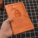 Customized Journal Engraved PU Leather Notebook Emboss Diary Week Planner NB006