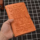 Customized Journal Engraved PU Leather Notebook Emboss Diary Week Planner P038887