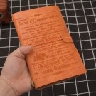 Customized Journal Engraved PU Leather Notebook Emboss Diary Week Planner P045912
