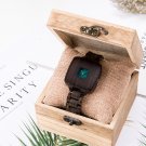 Women Wood Watch Stylish Delicate Square Ebony Timepieces for Party Dress GT082 1