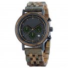 Wood Watch For Men Multifunction Quartz Chronograph Auto Date Custom GT027 2
