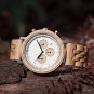 Wood Watch For Men Multifunction Quartz Chronograph Auto Date Custom GT027 3