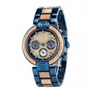 Luxury Men Watch Wooden Stainless Steel Date J T15 2