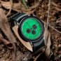 Luxury Mens Watch Stainless Steel Quartz Chronograph Wood GT056 2