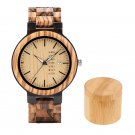 Couple Watch Colorful Wooden Strap Week Display Date Quartz  O26 1