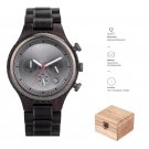 Retro Wooden Watch for Men Luxury Sports Quartz 2022 New Chronograph GT117 1 7BOX