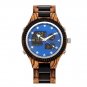 Men Wooden Watches Dual Display Japanese Quartz Movement Auto Date GT040 3