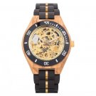 Luxury Gear Watches Mechanical black Genuine Wooden Customizable GT102 2A