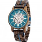 Luxury Gear Watches Mechanical Brown Genuine Wooden Customizable GT114 2A