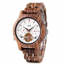 Watches Automatic Double Tourbillon Balance Wheel Wooden Metal GQ027 4 women 40mm