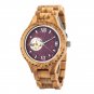 Luxury Wood Watch Men Mechanical Customize Skeleton Automatic GT068 2