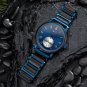 Casual Wooden Mens Watch Quartz Moon Phase Sport Chronograph Personalization GT122 3