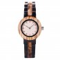 Couple Wood Watches Custom Gift to Women Delicate Timepieces Zebra Wood Strap